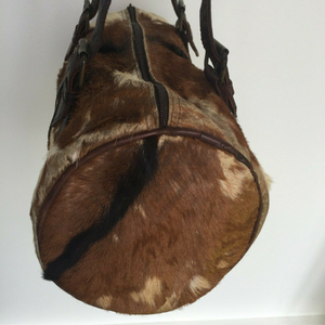 Bolso de Hombro de Cuero Genuino de Piel de Vaca con Pelo, Hecho a Mano, Venta al por Mayor, Fabricante Directo de Fábrica - Product Image 3