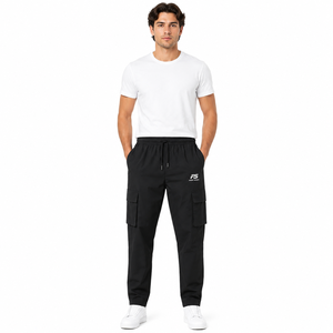 2026 Trending Men's Casual <b>Cargo</b> Pants Lightweight Multi-Pocket Outdoor Tactical Trousers Streetwear Joggers Elastic Waistband - Product Image 1