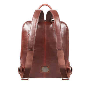 Mochila Vintage de Cuero Genuino de Grano Completo para Hombre, Bolsa para Portátil, Mochila de Viaje y Senderismo de Cuero Vacuno con Múltiples Bolsillos, Bolsa de Lujo para Exteriores - Product Image 2