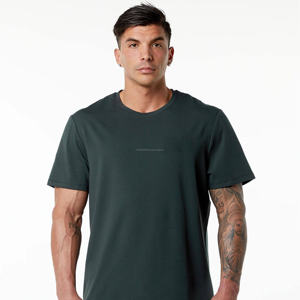 Camiseta Casual de Hombre 100% Algodón, Manga Corta, Súper Gruesa de 320 g/m², Corte Holgado con Hombros Caídos, Estilo Urbano, Tejida - Product Image 2