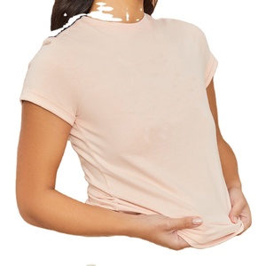 Camisetas de Gimnasio de Algodón Extra Grandes para Mujer, Ropa Deportiva Transpirable, Estampados Personalizados, Marca de Ropa Personalizada, Pakistán WT-104 OEM - Product Image 4