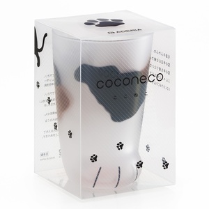 Vaso de vidrio Coconeco, venta al por mayor en Japón, vaso de vidrio con diseño de gato, lindo, bonito y llamativo, para tomar té, cenar y relajarse. - Product Image 6