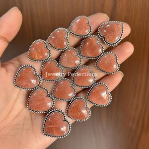 Elegante Anillo de Plata de Ley 925 con Engaste de Bisel en Forma de Corazón y Piedra Preciosa de Moissanita, Anillos de Diseñador, Venta al por Mayor de Fábrica - Product Image 4