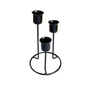Quality Home Decorations <b>Pillar</b> Candlestick <b>Holder</b> Whole Sale Rate Metal <b>Candle</b> Stand <b>Black</b> Color <b>Candle</b> <b>Holders</b> - Product Image 6