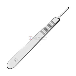 Lame chirurgicale manuelle de précision en acier inoxydable pour instrument médical vétérinaire avec poignée # 3 normes de sécurité ISO13485 MOL - Product Image 1