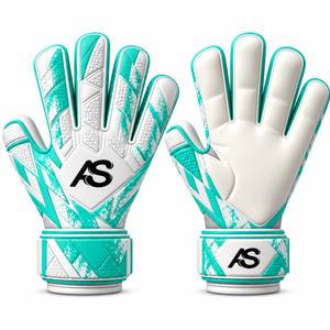 Gants de gardien de but de football professionnels, design éclair, latex haute adhérence, maintien sécurisé du poignet - Product Image 1