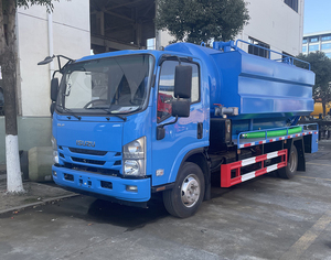 Camión de Succión de Aguas Residuales Combinado ISUZU 9000L Económico de Alta Gama con Chorro de Alta Presión para Limpieza de Alcantarillado y Drenaje Subterráneo - Product Image 6