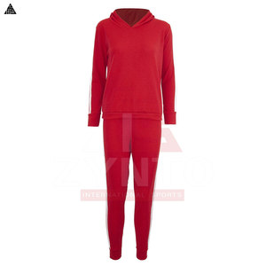 Chándales de mujer de gran tamaño, personalizados, con cremallera completa, de algodón, con logotipo personalizado, con capucha y bolsillo lateral. - Product Image 5