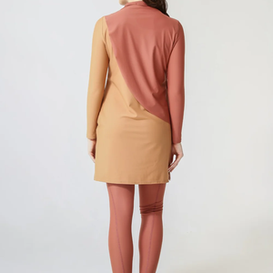 Traje de Baño Burkini de Estilo Moderno, Corte Regular, para Mujeres Musulmanas, Ecológico, de Poliéster/Nailon, Corte Alto, con Logotipo Frontal - Product Image 5