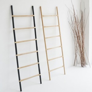 Échelle à serviettes en rotin minimaliste, support de couvertures de grande qualité, ensemble décoratif pour suspendre les vêtements - Product Image 1