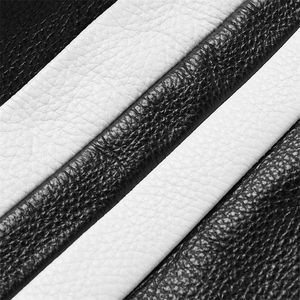 OEM Custom Fashionable Trend High-quality Slim-fit <b>Zip</b> <b>Fastening</b> Jacket Customized Attractive Striped Leather Jacket for Men's - Product Image 5