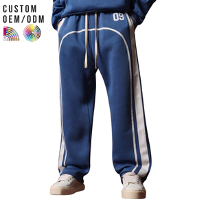 Pantalones Casuales de Algodón para Hombre, Cintura Elástica, Corte Relajado, Transpirables, Ligeros, para Uso Diario, Logotipo Personalizado, Soporte OEM ODM para Marca - Product Image 4