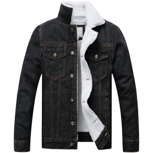 Chaqueta Vaquera Clásica para Hombre, Estilo Vintage, con Botones, 100% Algodón, Informal, para Invierno, Resistente al Viento, Transpirable y Duradera - Product Image 1