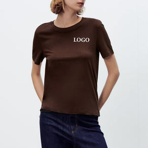 T-shirt col rond coupe classique, tendance, moderne, streetwear décontracté, confortable au quotidien, manches courtes, coupe décontractée, avant-gardiste, OEM 2026 - Product Image 1