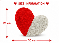 Cojín de Peluche con Forma de Corazón de Rosa, Juguete Suave, Almohada Romántica en Forma de Corazón de Rosa, Decoración para Sofá y Cama, Regalo, Venta al por Mayor OEM