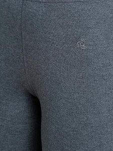Women High Waist Black <b>Leggings</b> Slim Fit Knitted Cotton Winter Casual Solid Color Breathable Thermal Vintage <b>Crop</b> Pants - Product Image 5