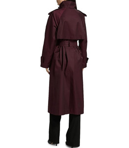 Abrigo de invierno holgado y extragrande para mujer, chaqueta acolchada con cuello alto y capucha, de secado rápido, transpirable, tejido liso teñido, con cremallera frontal. - Product Image 5