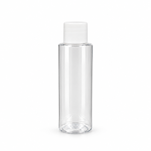 Flacon cosmétique transparent en PET de 50 ml |   Contenant vide en plastique pour produits de soin avec bouchon à vis pour lotion, shampoing, sérum et autres usages cosmétiques - Product Image 1