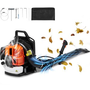 Soplador de Hojas a Gasolina de 62CC y 2 Tiempos, 1110CFM de Volumen de Aire para Trabajos en Exteriores - Product Image 4