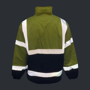 Chaqueta de Seguridad Impermeable de Alta Visibilidad para Hombre, Invierno, Servicio OEM, Ropa de Trabajo de Poliéster/Algodón Softshell - Product Image 3