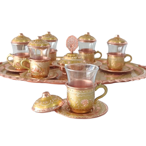 Pure Copper Vintage Coffee <b>Set</b> With Polish Finished For Restaurant Home And Hotel Kitchenware Metal <b>Tea</b> <b>Set</b> - Product Image 1