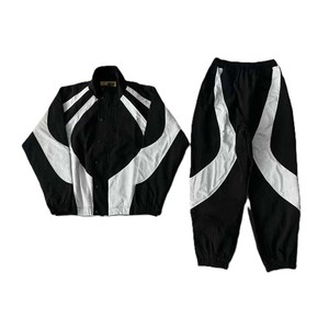 Best Price Custom Hooded Casual Solid Two Piece Short Set Men's Cotton <b>Track</b> <b>Suit</b> Windbreaker - Product Image 1