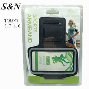 Brassard de sport S&N pour téléphone de 3,7 à 4,0 pouces, noir, pour la course à pied et l'entraînement - Product Image 3