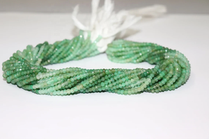 Natural Tanzanite Chrysoprase Faceted Rondelle Beads 3-4 mm 13 inches Strands Natural Gemstone For Jewelry Making - Product Image 4