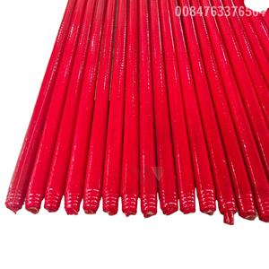 Balai de jardin avec manches en bois rouge coloré enduit de PVC vente en gros prix bon marché approvisionnement en vrac meilleure qualité de l'usine - Product Image 6