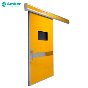 Porte automatiche per sala operatoria Standard Ce buone porte ermetiche automatiche in acciaio per ospedali porte da laboratorio personalizzate per camere bianche - Product Image 1