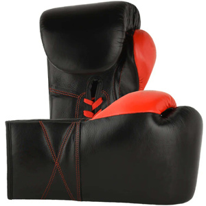 Nuevos Guantes de Boxeo Personalizados con Cordones Estilo Mexicano para Entrenamiento y Sparring, Guantes de Cuero Vacuno Auténtico de Primera Calidad - Product Image 4