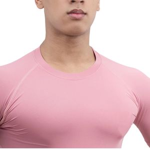 Camiseta Deportiva de Compresión para Hombre, Personalizada, al por Mayor, de Manga Corta, Secado Rápido, Transpirable, para Gimnasio, Entrenamiento, Running, Fitness - Product Image 1