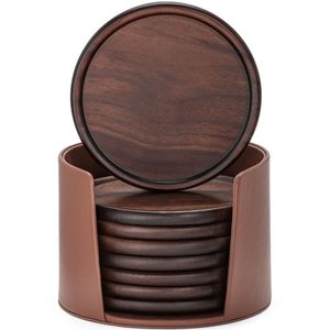 Sous-verres vintage en résine à carreaux |   Lot de 4 sous-verres de luxe pour hôtels et bars, vaisselle artisanale polie à la main, vente en gros - Product Image 3