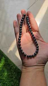 Perles de diamant moissanite noires de 6,50 mm, 9 pouces, qualité AAA, pour la fabrication de bijoux et autres articles - Product Image 3