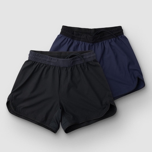 Custom Logo Front Men Solid Casual Mid <b>Canvas</b> Eco-Friendly Anti-Wrinkle Quick Dry Breathable Pocket 100% Polyester Shorts - Product Image 1