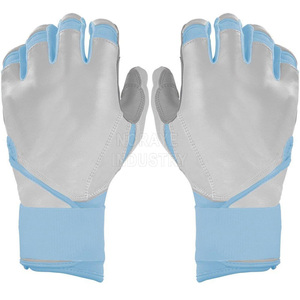Gants de baseball/softball professionnels en cuir légers, imperméables, isolés, à doigts entiers, avec sangle de poignet réglable - Product Image 6