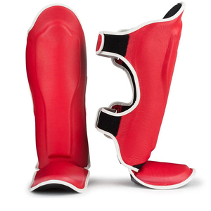 Protège-tibias de boxe MMA professionnel en coton/polyester personnalisé, acceptant le logo et le design OEM - Product Image 6