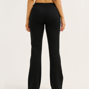Pantalon cargo décontracté ample pour femme, personnalisable, de haute qualité, avec taille élastique, doublure polaire unie, en Spandex/Polyester, idéal pour l'hiver - Product Image 6