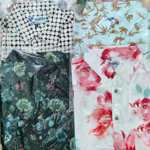 Chemise décontractée à col montant rétro pour homme Nouvelle arrivée Été Plus 2XL-6XL Tailles 100% coton Écologique Anti-froissement - Product Image 5