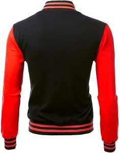 Custom Chenille Patch Varsity <b>Jacket</b> With Wool Blend Body Personalized Embroidered Letterman <b>Jacket</b> With Genuine <b>Leather</b> Sleeves - Product Image 3