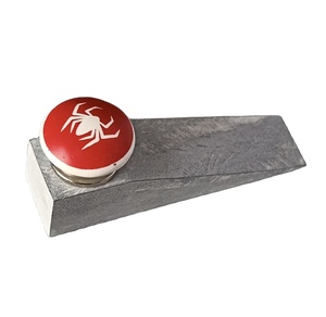 Butoir de porte en bois avec boutons en céramique Poignées et boutons de meubles Produit - Product Image 1