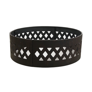 เตาไฟเหล็กกลางแจ้ง เตาแคมป์ไฟ เตาบาร์บีคิว ตกแต่งด้วยเลเซอร์คัท สำหรับสนามหลังบ้าน ขายส่ง FR007 - Product Image 1