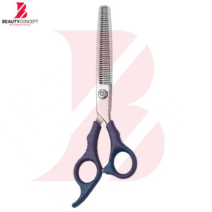 Ciseaux à effiler professionnels bleu marine de qualité supérieure pour la coiffure – Équipement de salon de barbier - Product Image 5