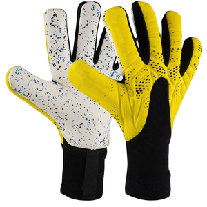 High Quality Customizable Breathable Latex Goalkeeper <b>Gloves</b> <b>with</b> Enhanced <b>Grip</b> and Durability Unisex Design for Soccer Use - Product Image 2