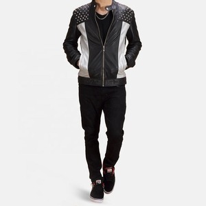 Veste d'hiver personnalisée 100 % cuir véritable pour adultes, col montant, coupe ample, respirante, confortable, tendance pour hommes 2026 - Product Image 4