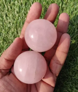 Natural Rose Quartz <b>Crystal</b> Sphere Polished Pink Gemstone Ball for Home Decor Meditation Feng Shui Gift - Product Image 2