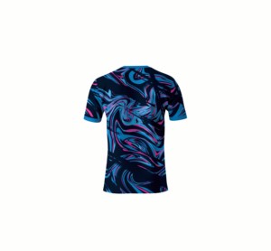 Fashion Sublimation Round Neck Short Sleeve T-<b>Shirt</b> <b>100</b>% <b>Polyester</b> Jersey 180 Grams Comfortable Everyday Streetwear - Product Image 3