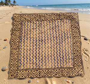 Wholesale Hand Block Print Bandana Head <b>Scarf</b> Cotton Paisley Bandana Ethnic Boho Head Wrap Traditional <b>Square</b> Bandana Boho Neck - Product Image 6