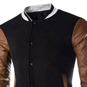 Stylish Men Wool <b>Leather</b> Varsity <b>Jacket</b> Letterman Baseball Bomber College <b>Jacket</b> Custom Logo Premium <b>Winter</b> Streetwear Fashion - Product Image 4