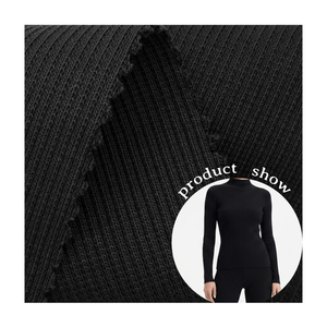 Nuevo Tejido de Algodón/Spandex Acanalado para Ropa de Yoga - Product Image 1